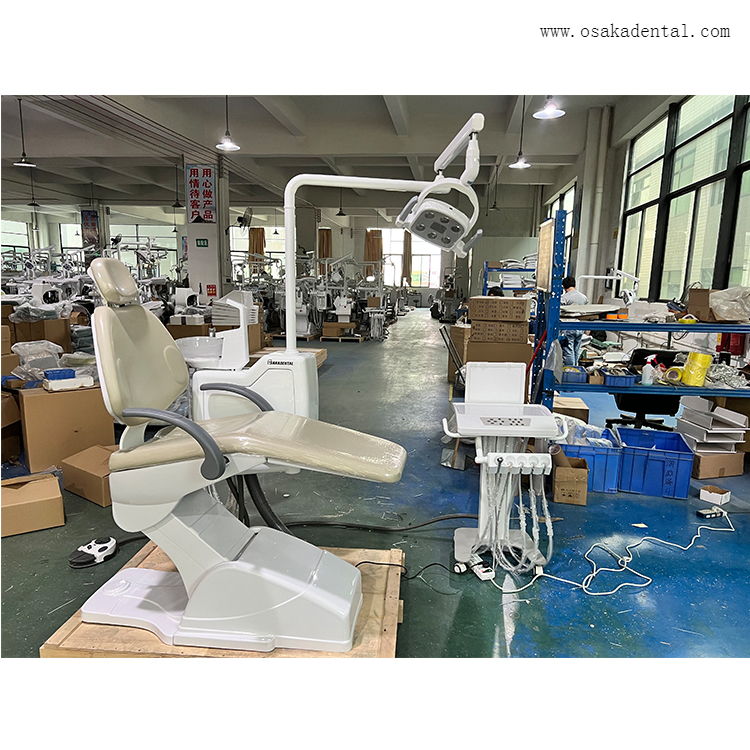 Dental chair with dental cabinet with strong quality dental chair