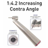 Dental Manufacturer 45 Degree Contra Angle Handpiece 1:4.2