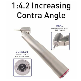Dental Manufacturer 45 Degree Contra Angle Handpiece 1:4.2