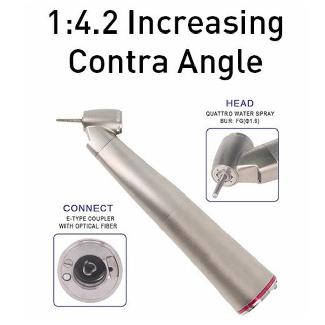 Dental Manufacturer 45 Degree Dental Contra Angle Handpiece