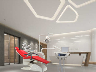 Soft and Stable Dental Chairs with 6 Led Lamp for Clinic