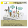 Dental diamond burs kit dental Grinding and polishing kit of zirconia