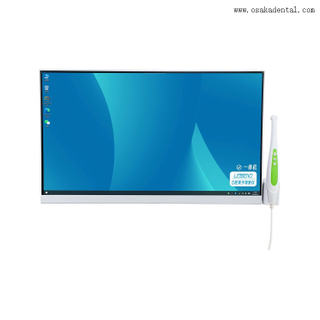 24 Inch White Monitor Dental Intraoral Camera with Metal Monitor Holder OSA-950W-24