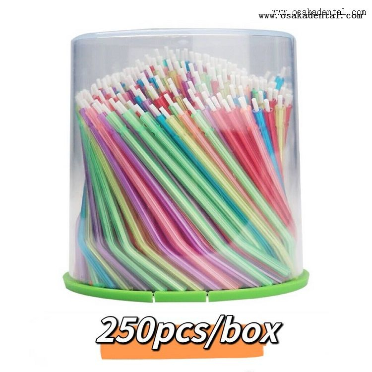 Dental Disposable Material Colorful Syringe Tips Bottle Package HC-SS06