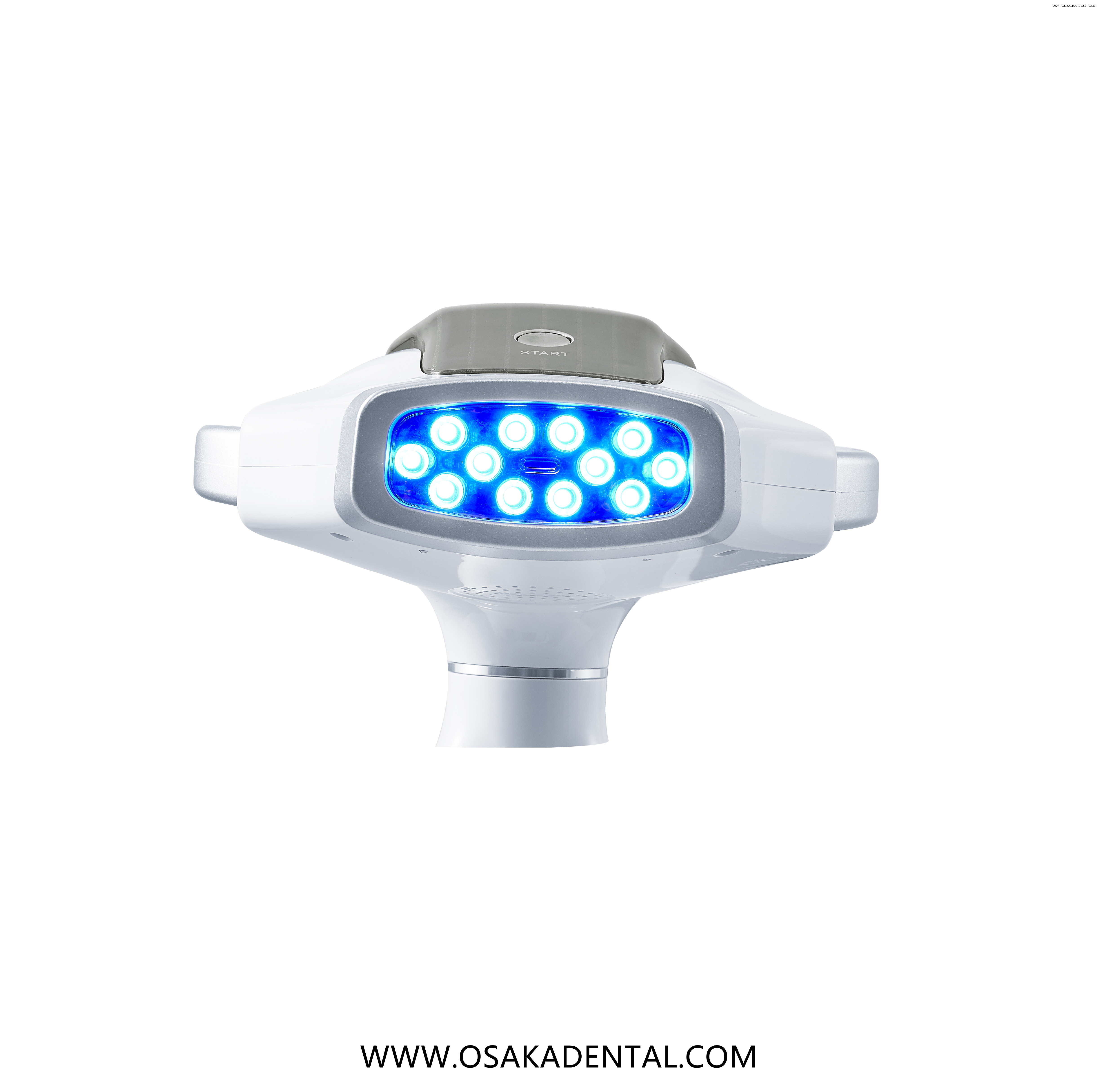 10 LED blue color Mobie teeth whitening lamp with wheel