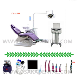High class dental chair unit from osaka dental company with dental alginate impression material