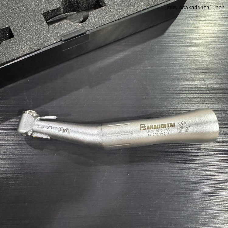 20: 1 Implant Contra Angel Dental Handpiece with E - Generator Self Light LED