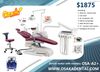 High lever Dental Unit Set with Full Option Luxury dental unit For Dental Clinic OSA-A2+
