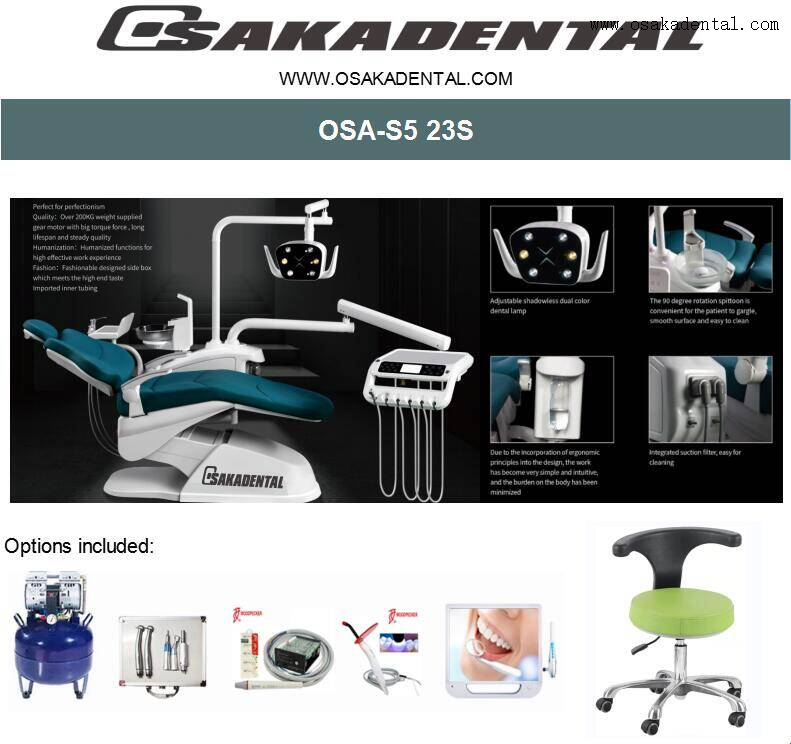 Dental Unit Set with Full Option Luxury dental unit For Dental Clinic OSA-S5 Option 22S