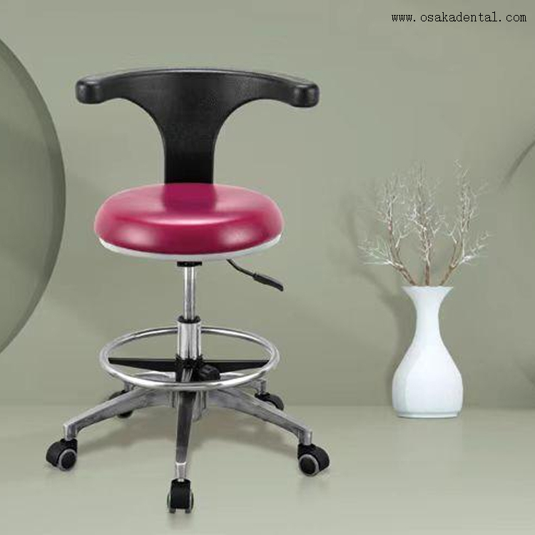 Dental Chair Stool with Circle PU Foot
