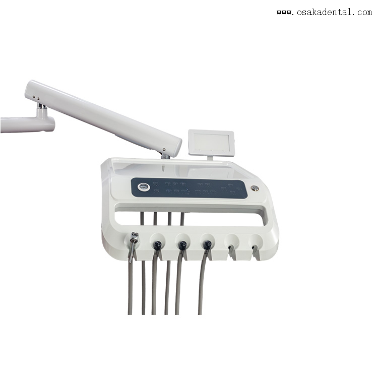 New Design Touch Type Instrument Tray Dental Chair with 9 Memory