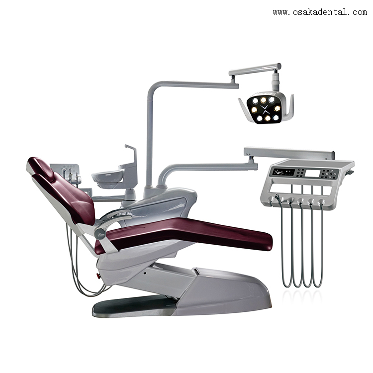 Dental Chair Unit with LED Sensor Dual-colored Lamp