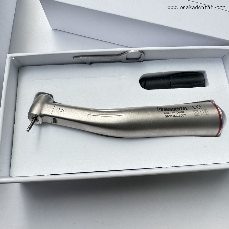Dental 1:5 Inner Channel Fiber Optic Contra Angle