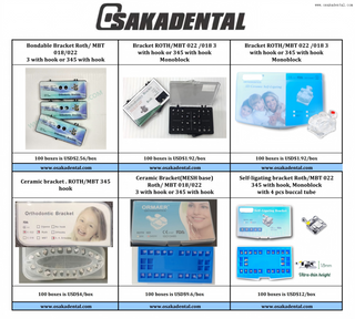 Different Kinds of Dental Orthodontic Bracket