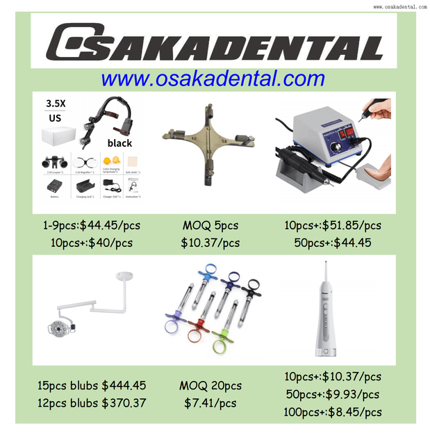 Dental Loupes, Micromotor And Surgical Lamp