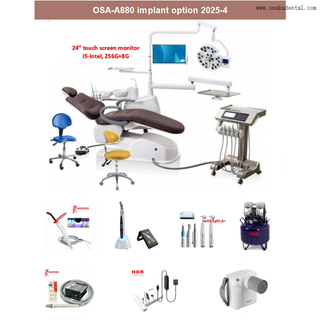 Dental implant Unit for Clinic use Dental Chair with full option for dental clinic use OSA-A-880