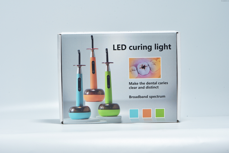 Colorful rainbow Dental curing light with caries detection funtion
