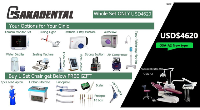 Dental Chair with Dental Handpiece And Full Option for One Dental Clinic