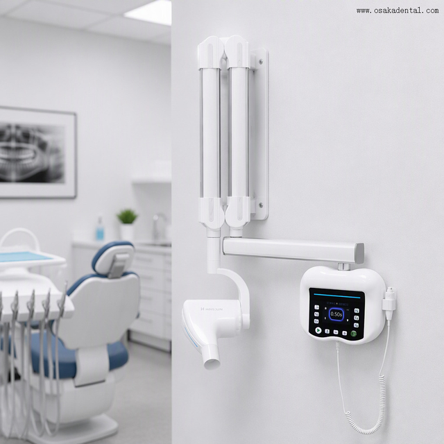 High Frequency Digital Image System Radiography Machine Wall-Mounted Dental X-Ray Unit Oral Therapy Equipments