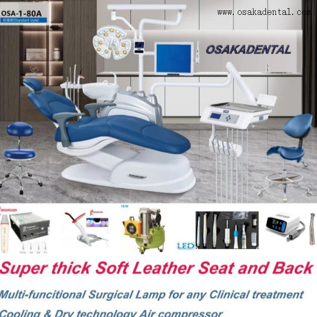 Super thick Soft Leather Dental Chair Set 