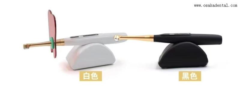 Dental black and white color one second curing light