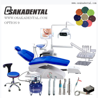 Top Mounted Dental Chair Unit Set with Air Compressor Option 9