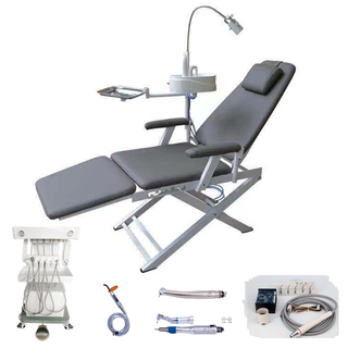 Portable Dental Chair Unit with Led Lamp Full Set