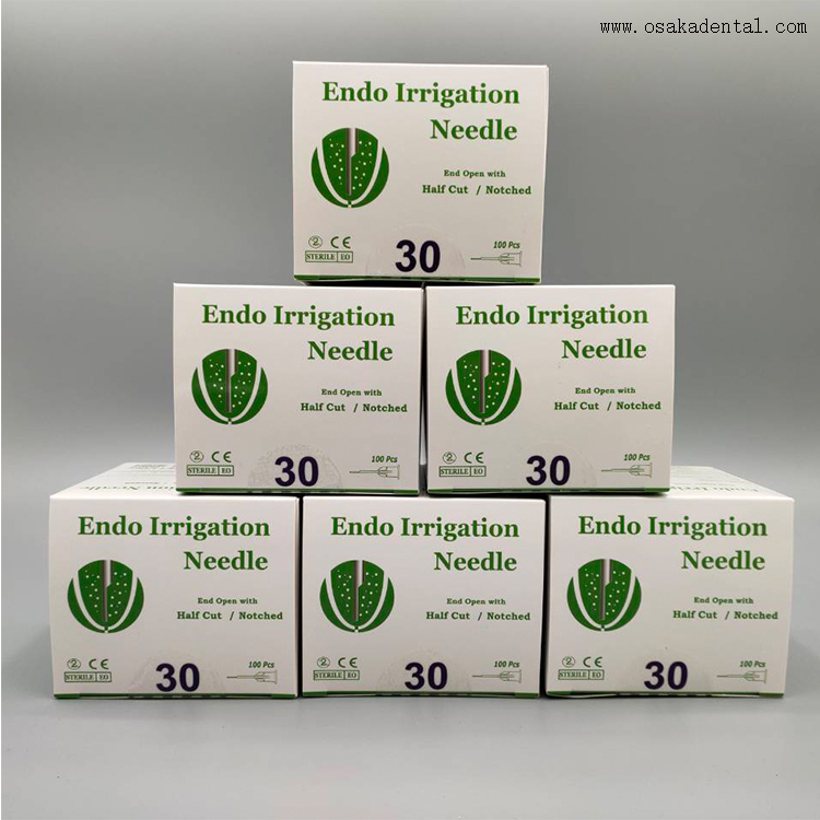 Dental Clinic Use Endo Irrigation Needle with Half Cut