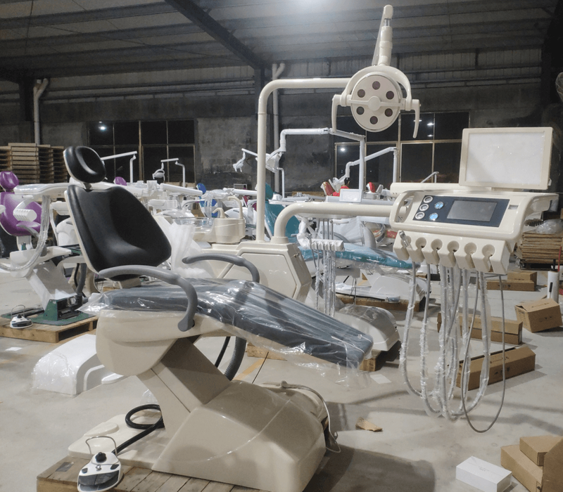 High Quality Strong Dental Chair Unit with Sensor Lamp