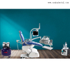 High class dental chair with top mounted instrument tray