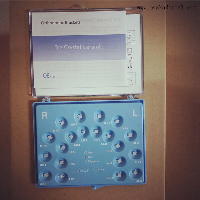 Ice Crystal Ceramic MBT Orthodontic Bracket