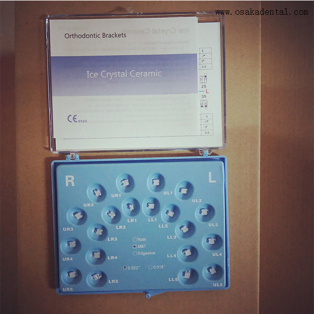 Ice Crystal Ceramic MBT Orthodontic Bracket
