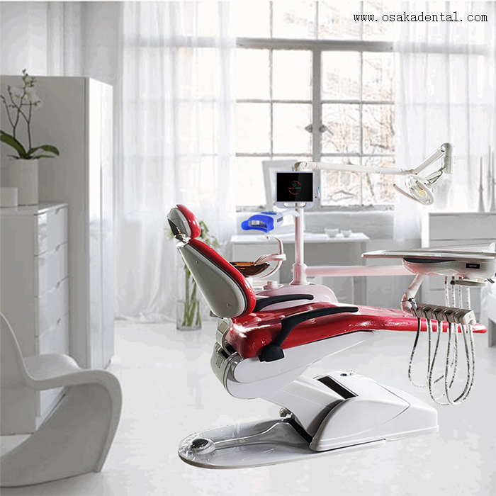 Economic Strong Dental Chair Unit with Sensor Lamp