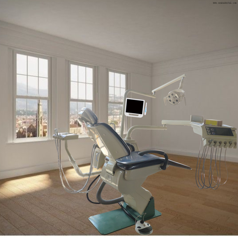 Dental Chair Unit with LED Light Instrument Tray