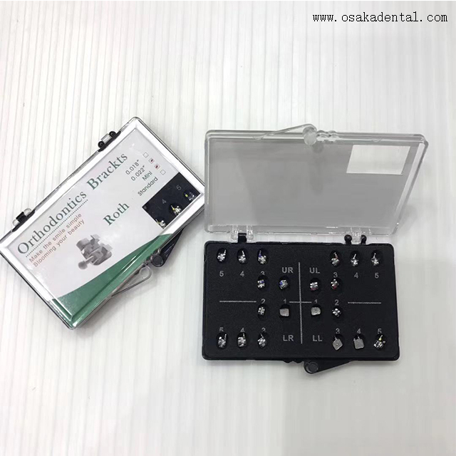 Monoblock orthodontic bracket roth and mbt 