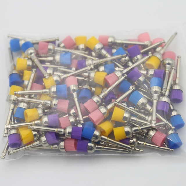 Latch Style Flat Bowl Nylon Prophy Brush PB370