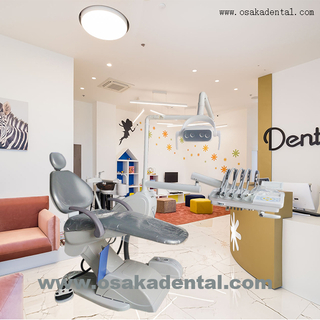 Dental Chair with LED lamp with top mounted