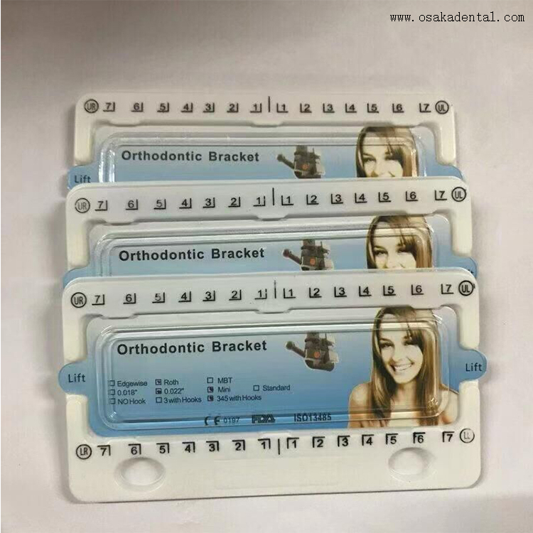 Dental Orthodontic Monoblock Or Bondable Metal Bracket 