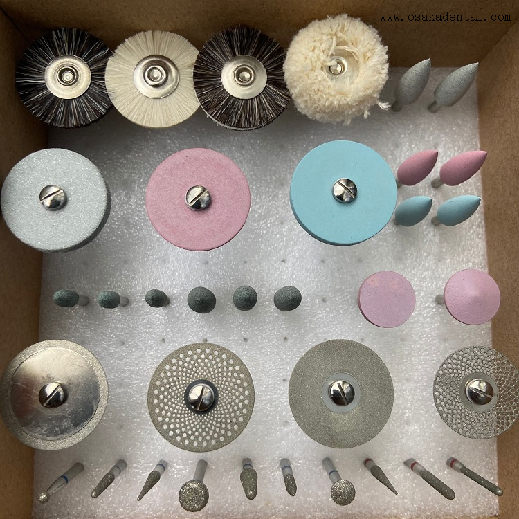 Grinding And Polishing Kits for Dental Lab Use for Ceramics porcelain 3A03