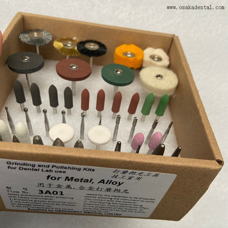 Grinding And Polishing Kits for Dental Lab Use for Metal/alloy 3A01