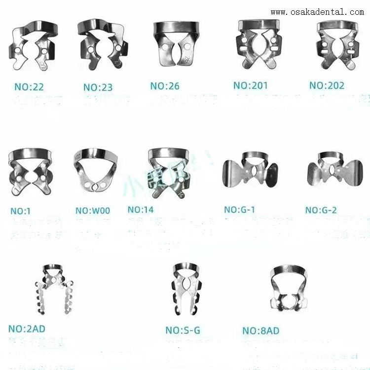 Dental Material Dental Stainless Steel Rubber Dam Clip