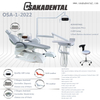 Economic Dental Chair Dental Unit with LED Lamp OSA-1-2022