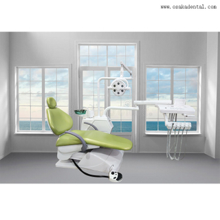 Dental chair with dental operating stool with dental hygiene chairs