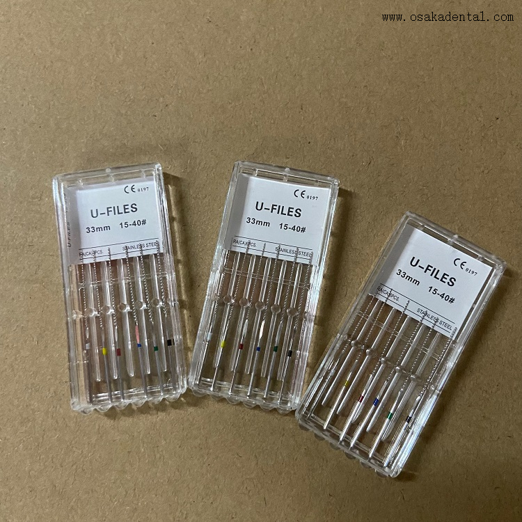 Dental Stainless Steel Files Endodontics U-Files OSA-F252U
