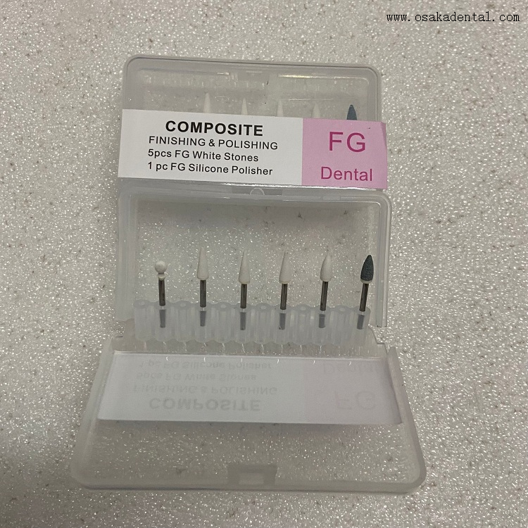 Dental Composite Finishing&polishing Burs Kits/White Stone OSA-FG01