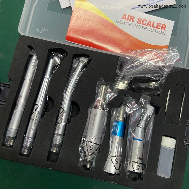 Dental Handpiece Scaler Kits High Speed+Low Speed Handpiece+Air Scaler OSA-H100N