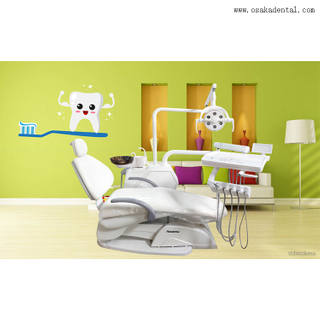 White color Dental chair with strong quality base