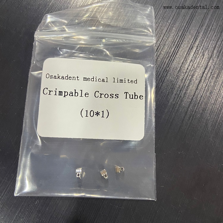 Dental Orthodontic Crimpable Cross Tube