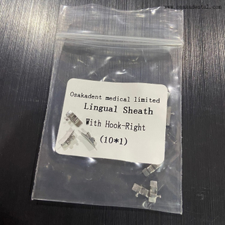 Dental Orthodontic Lingual Sheath with Hook Right