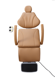 Luxury Single Dental Chair with Foot Control And LED Lamp